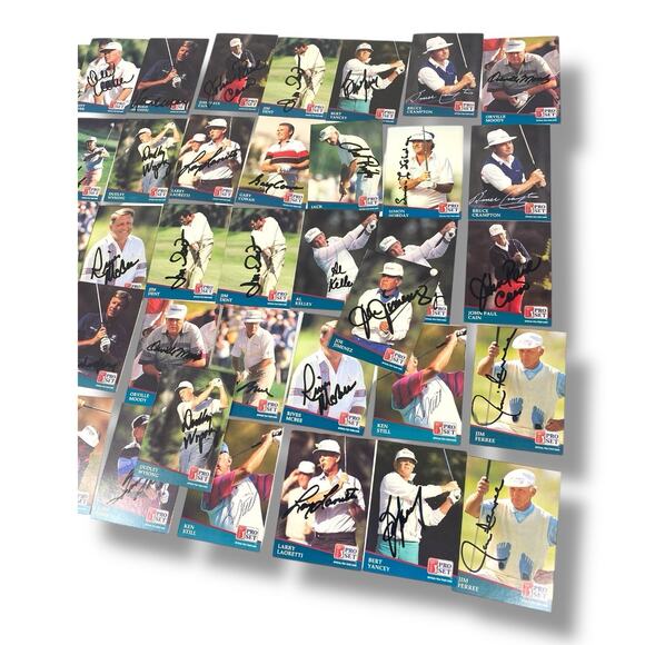 Lot of 50 1991 Pro-Set Signed Autographed Cards - Picture 4 of 4